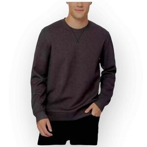 32 DEGREES NWT Men’s Lightweight Crew-Neck Pullover Black (Charcoal Grey) 0818L
